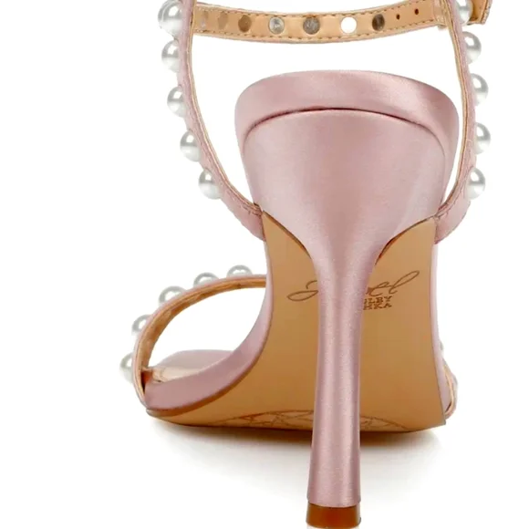 Badgley Mischka Baby Pink Heels - Picture 3 of 5